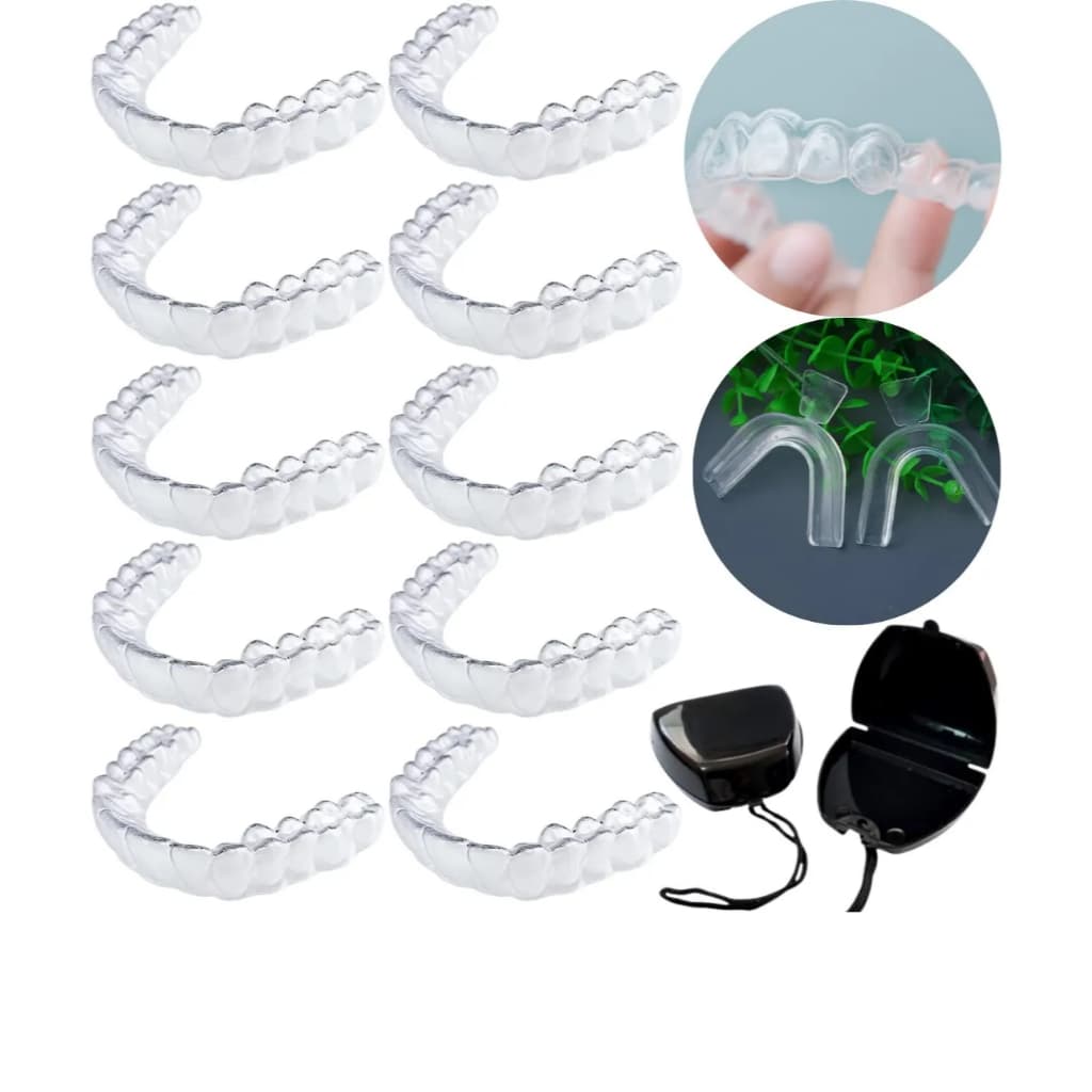 MORDEDOR PROTETOR BUCAL PLACA ANTI BRUXISMO COM ESTOJO