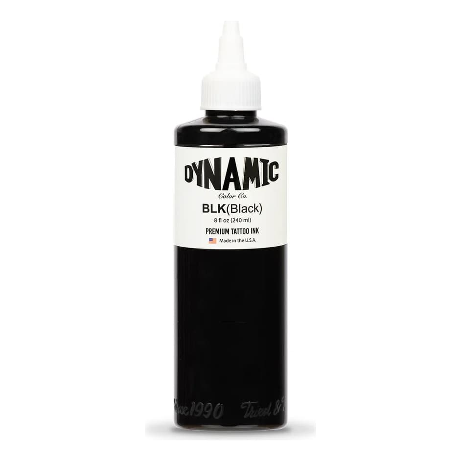 Tinta Tattoo Tatuagem Dynamic 240ml BLK Original