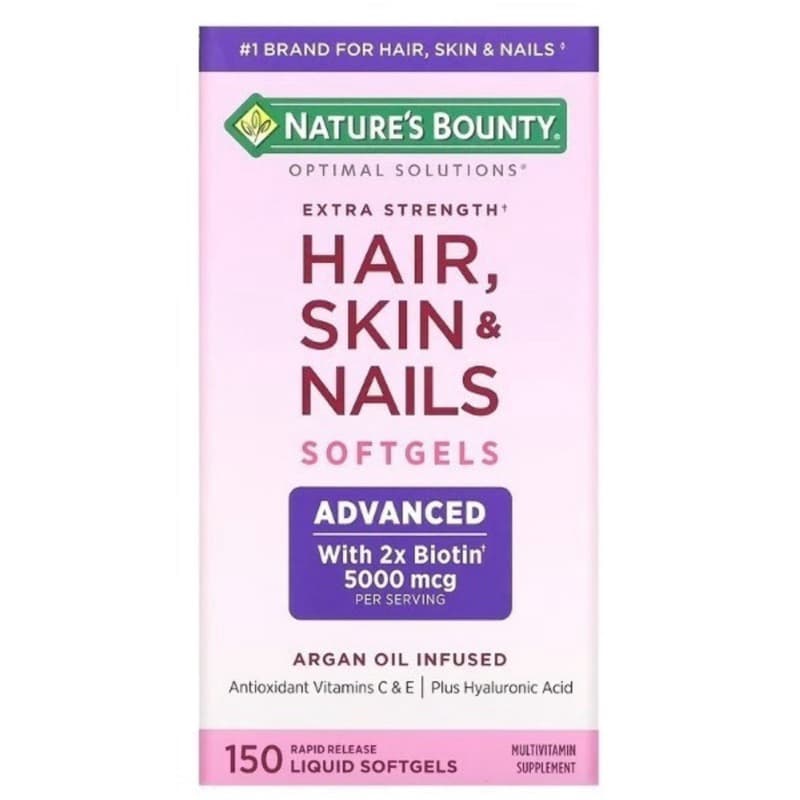 Hair skin & Nails 150 Soft - Natures Bouty - Orig EuA