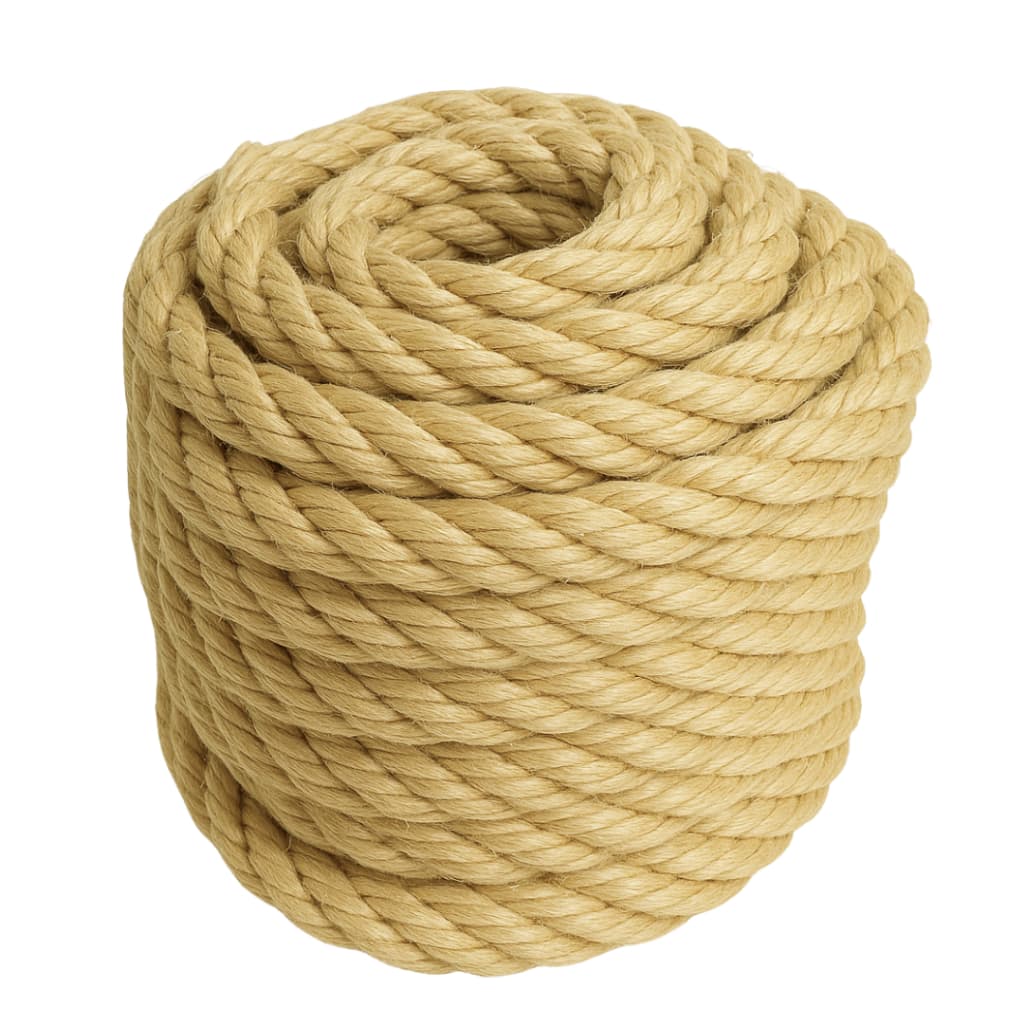 Corda De Sisal 14mm 5 Metros Reforçada Trança Arranhador Gato Decoração Artesanato Construção Decks