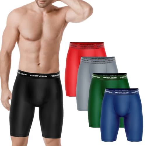 Kit 10 e 05 Cueca Masculina Ciclista Microfibra Log Leg Com Forro Algodão