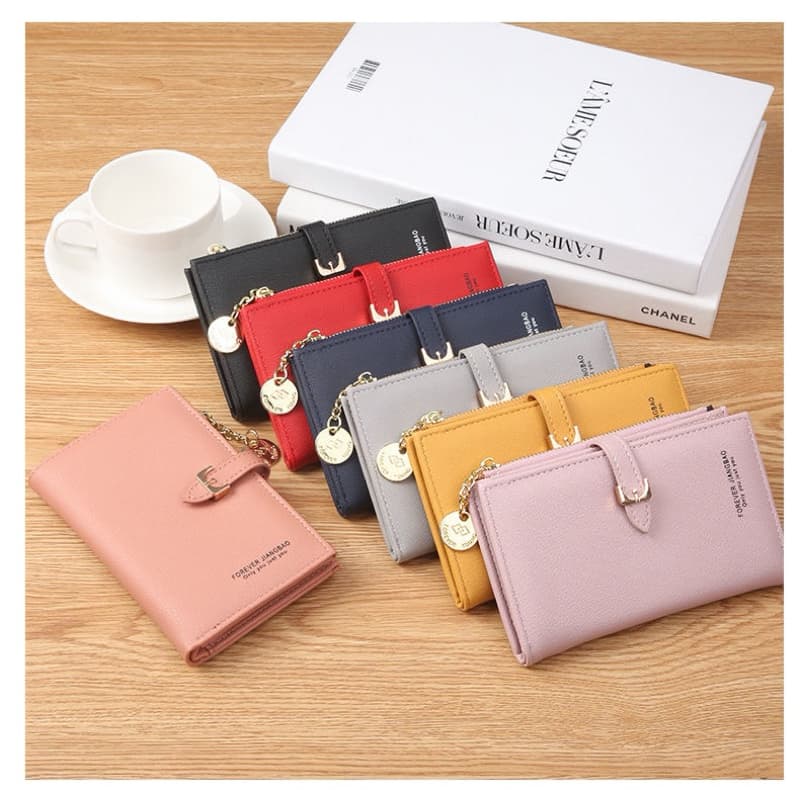 Carteira Feminina Porta-Cartões De PU Feminino