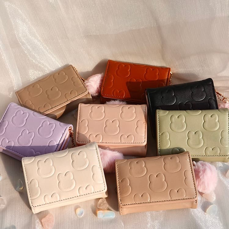 Carteira Feminina com Pompons | Novo Estilo Carteira | Bolsa de Mão | Bolsa Porta-Cartões