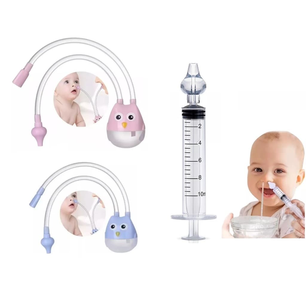 Seringa Lavagem Nariz Aspirador nasal de bebê  criança higiene nariz sugador catarro