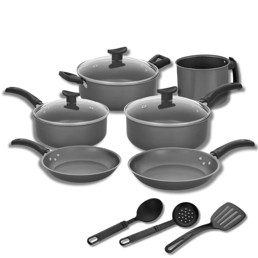 Jogo De Panelas Caçarolas Antiaderente Grafite Fort-lar - LAM - Escolha o Tamanho