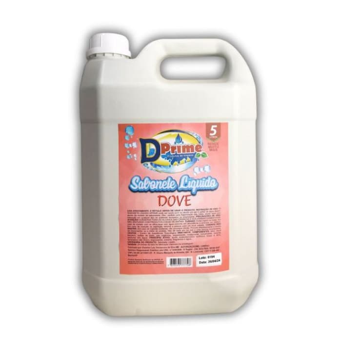 Sabonete Líquido 5 Litros Dove Refil Econômico p Saboneteira Uso Diário Profissional Banheiro Lavabo