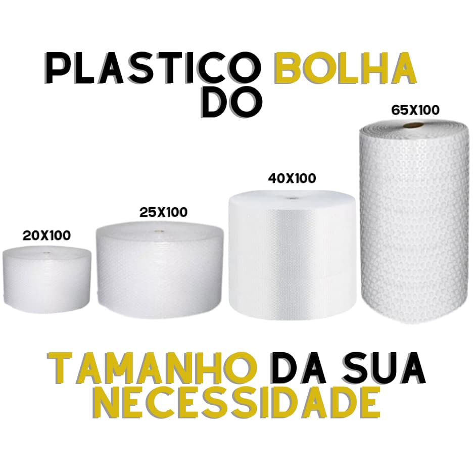 1 Plástico Bolha 100 METROS  Proteja Sua Mudança / E-commerce.! -AF