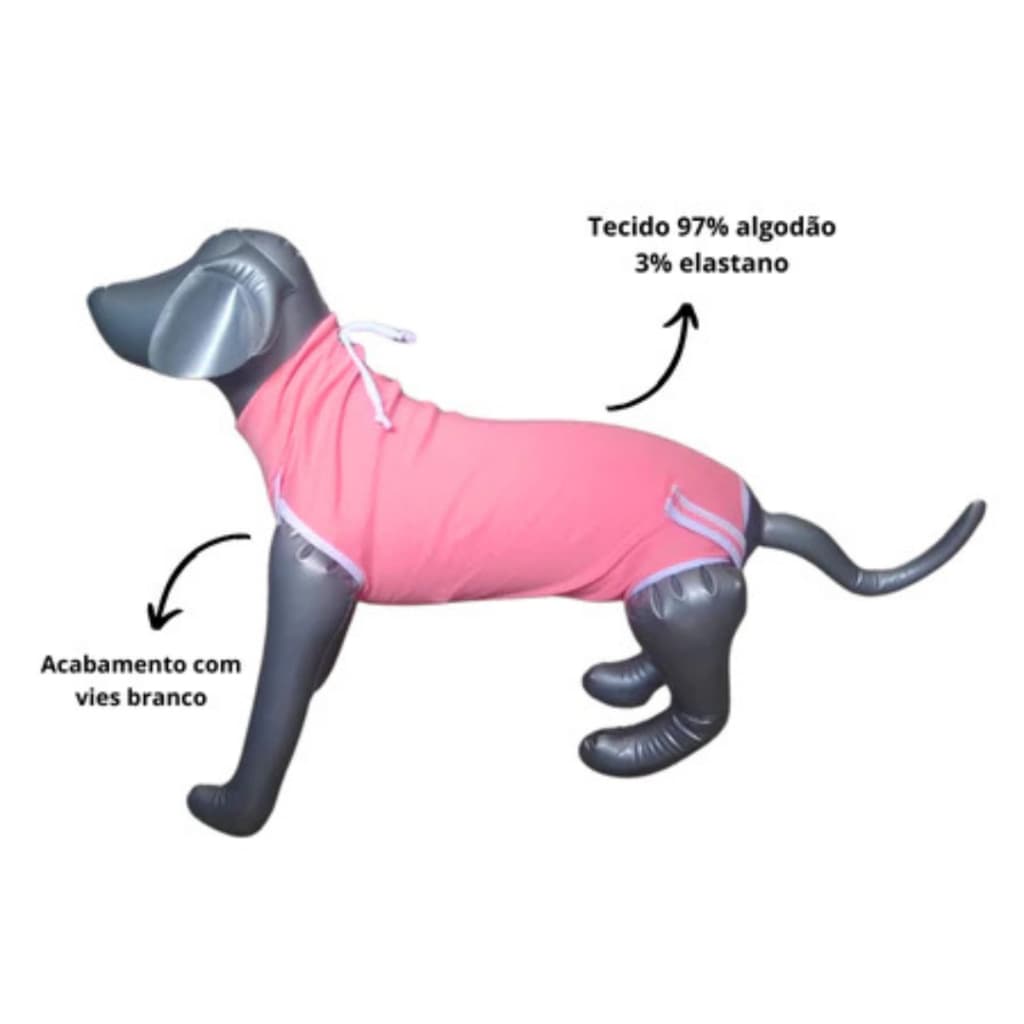 Roupa Pos Cirúrgica Para Castração com Velcro Fêmea