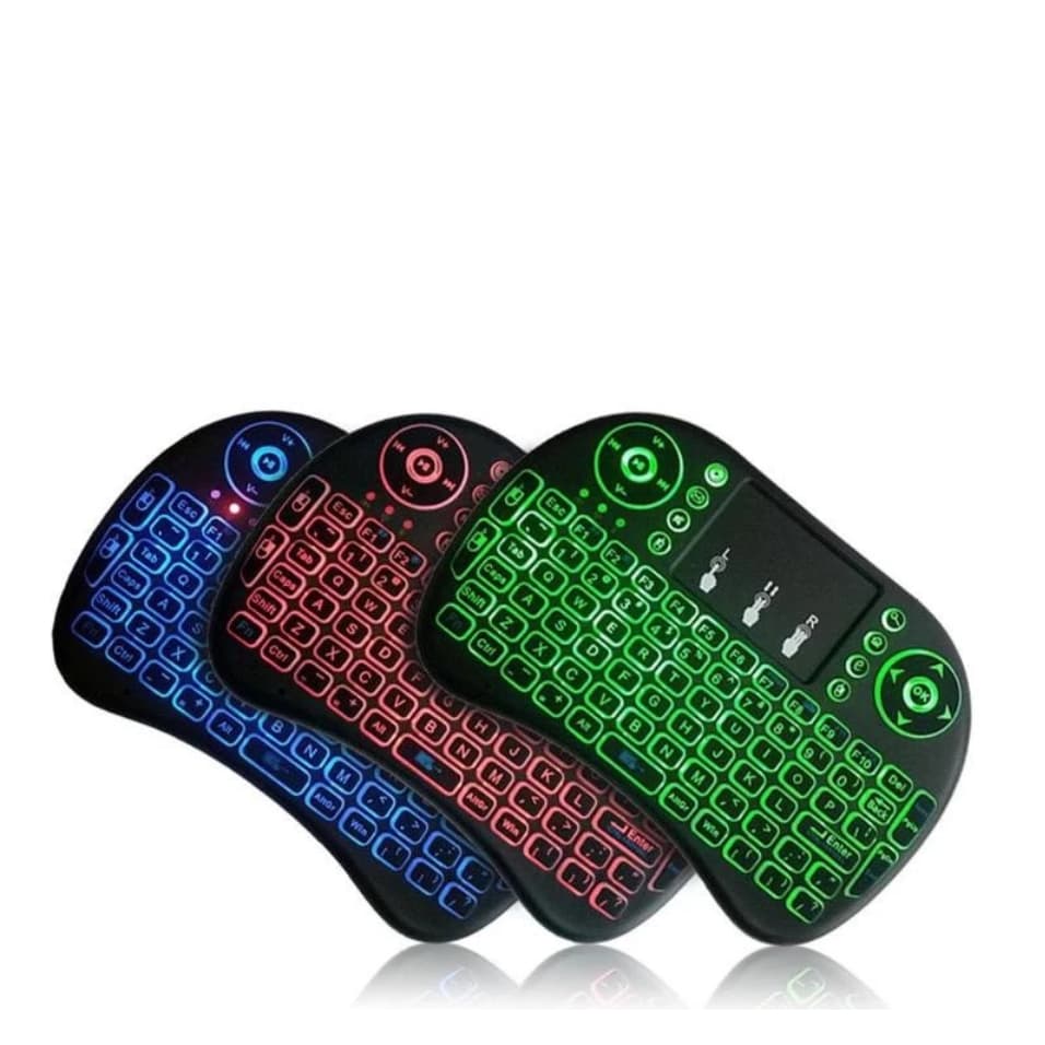 Mini Teclado Controle Sem Fio Para Smart Tv Tv Box Pc