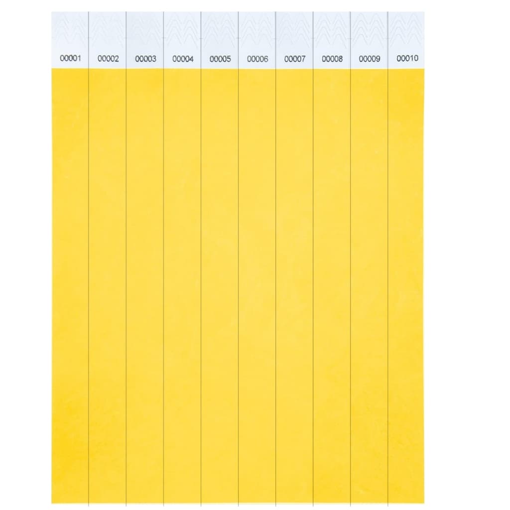 Pulseiras de Identificação Para Eventos Festa Balada Liso Sem Identificação Alta qualidade COM 1000 UN