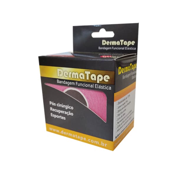 Fita Kinésio Bandagem Funcional Elástica 5cm X 5mt Dermatape Cores Variadas