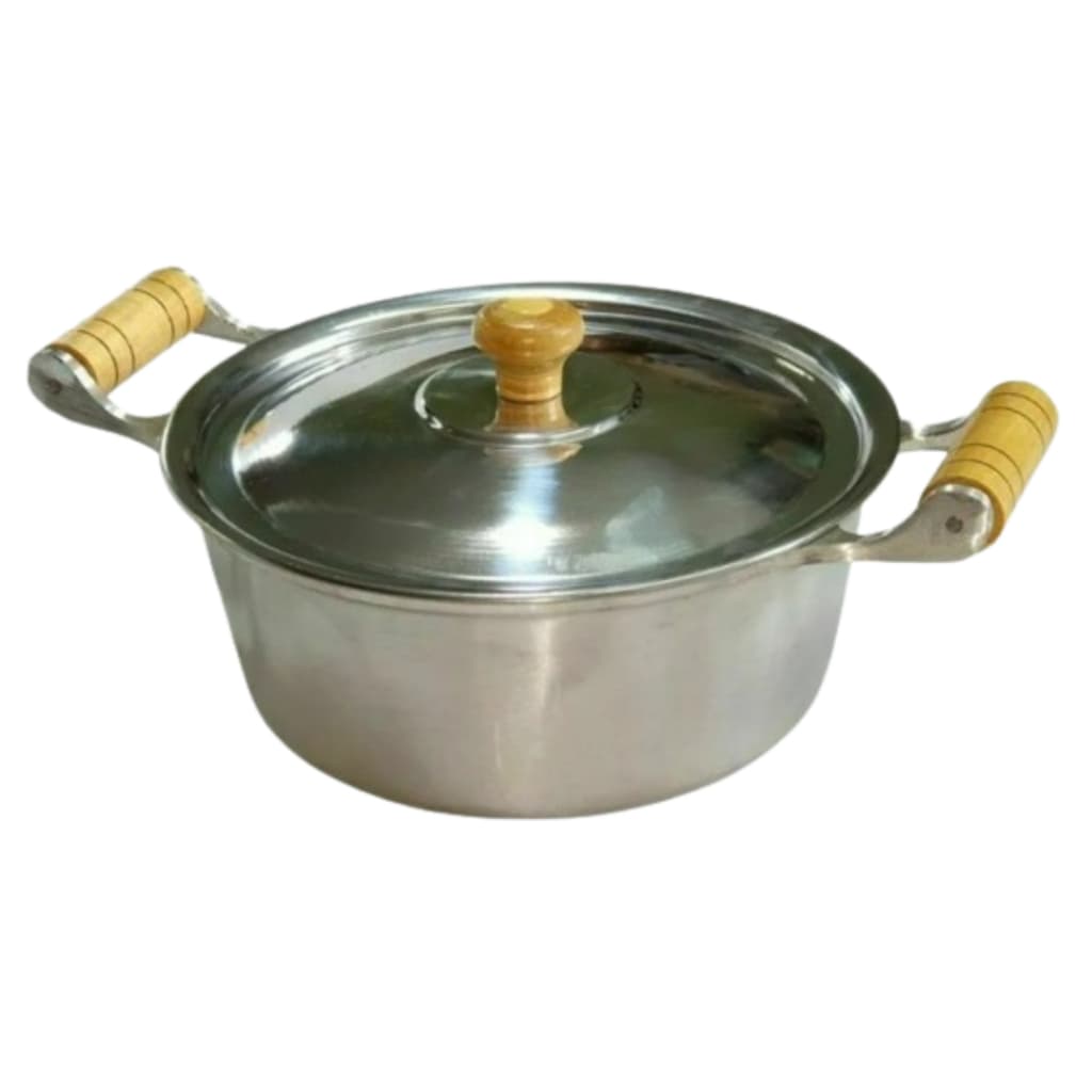 Panela Alumínio Fundido Batido Grosso Excelente Qualidade Alumínio Puro Promoção