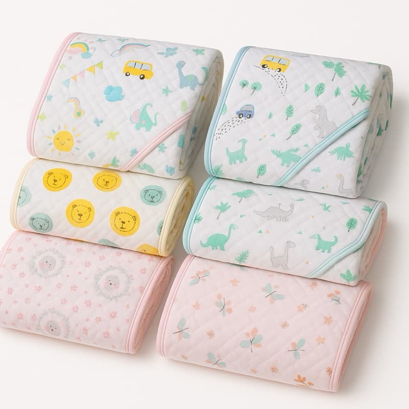 Toalha de Banho Bebê com capuz Karinho dupla camada maciez