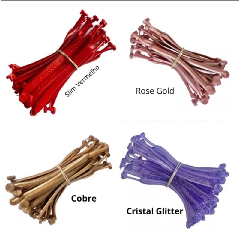 Tiras slim ( fina ) para chinelo 10 pares