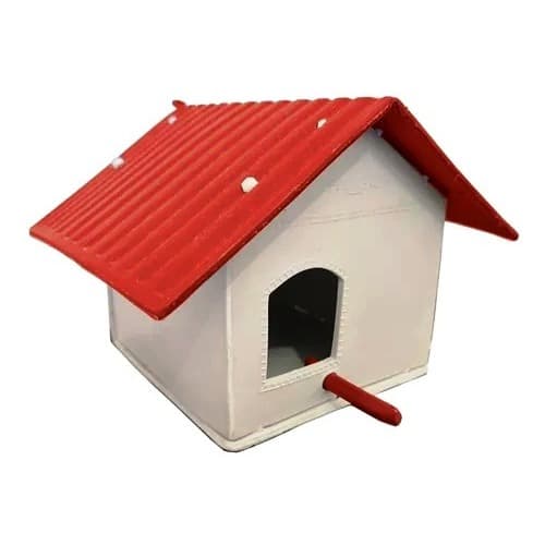 Casinha Ecológica P/ Pássaros Livres. Polimero De Alta Resistencia. Sol E Chuva. Jardim Varanda Casa