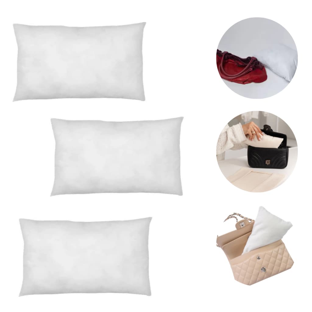 Kit 3 Enchimentos Almofadas em TNT Para Bolsas Organizador de bolsas