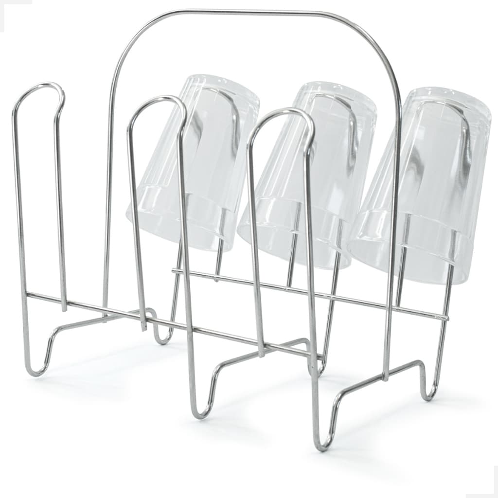 Suporte - Porta Copos Decoração Luxo Resistente Seca escorredor de Copos Suporte 6 Copos de Pia