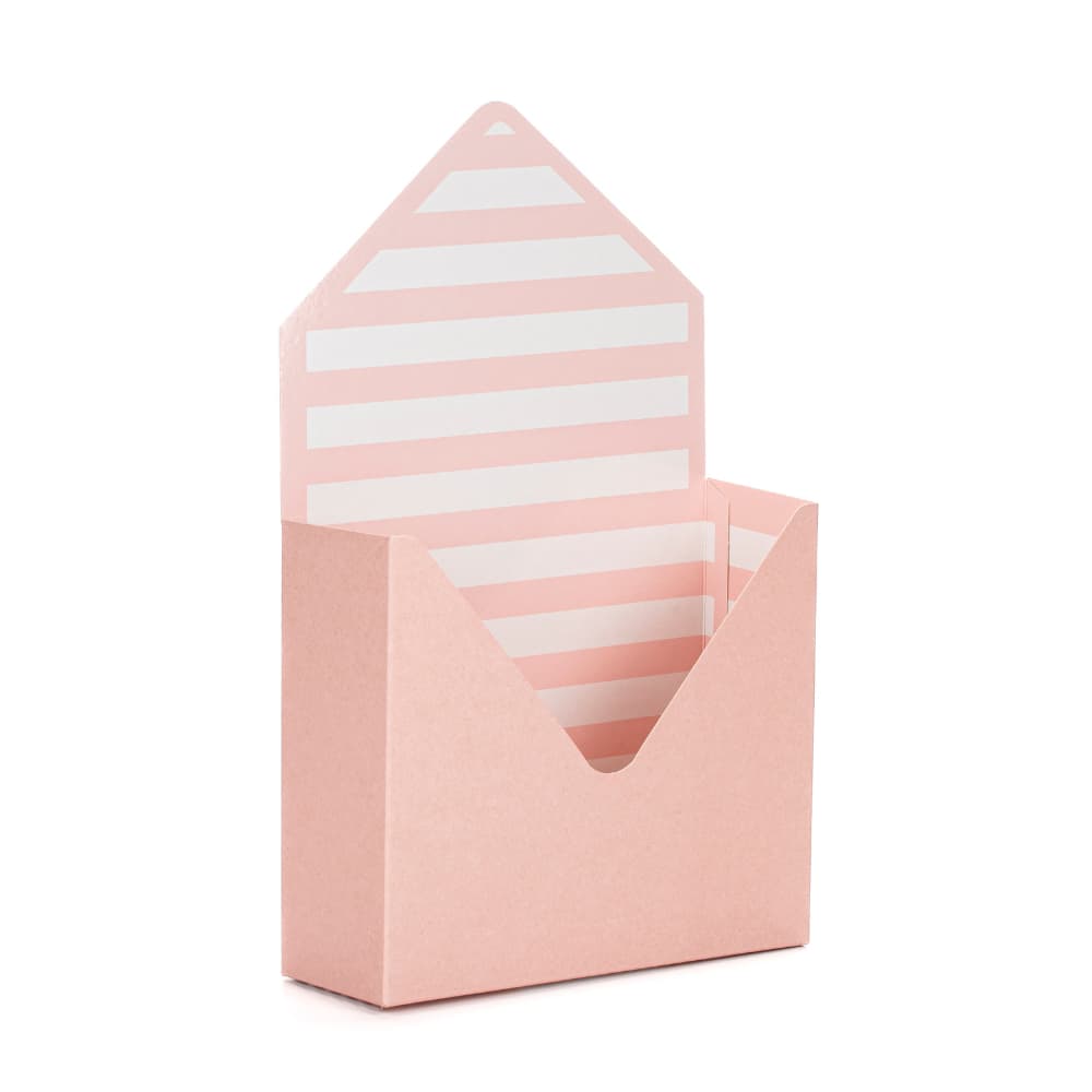 Embalagem Para Flores e Presentes Modelo Carta Envelope Rosa Bebê (05 unidades)