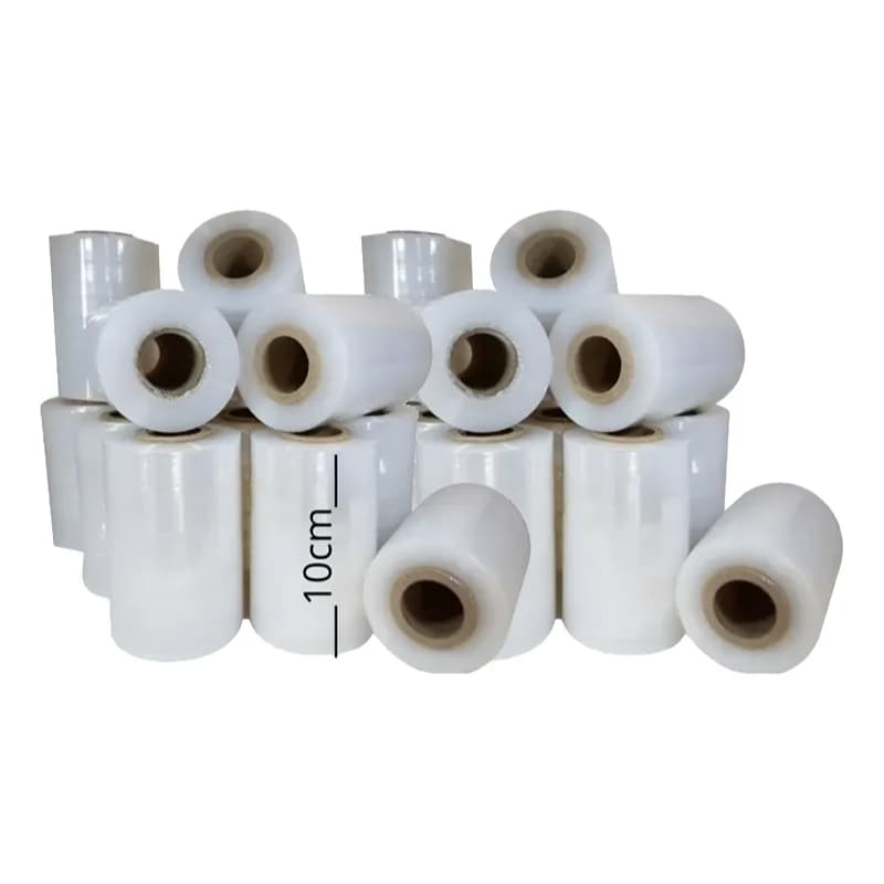 Plástico Stretch 10cm x 100m – Alta Fixação e Proteção para Embalagens Alta Qualidade