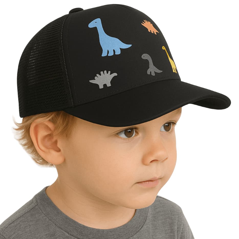 Boné infantil Menino Menina 02 a 05 Telinha Truck Estampado Liso Varias Cores Para Criança 01 a 05