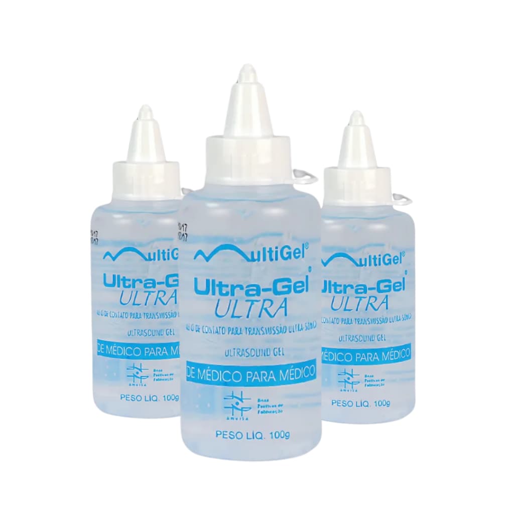 Kit 3 Gel para Ultrassom 100g (3) Multigel