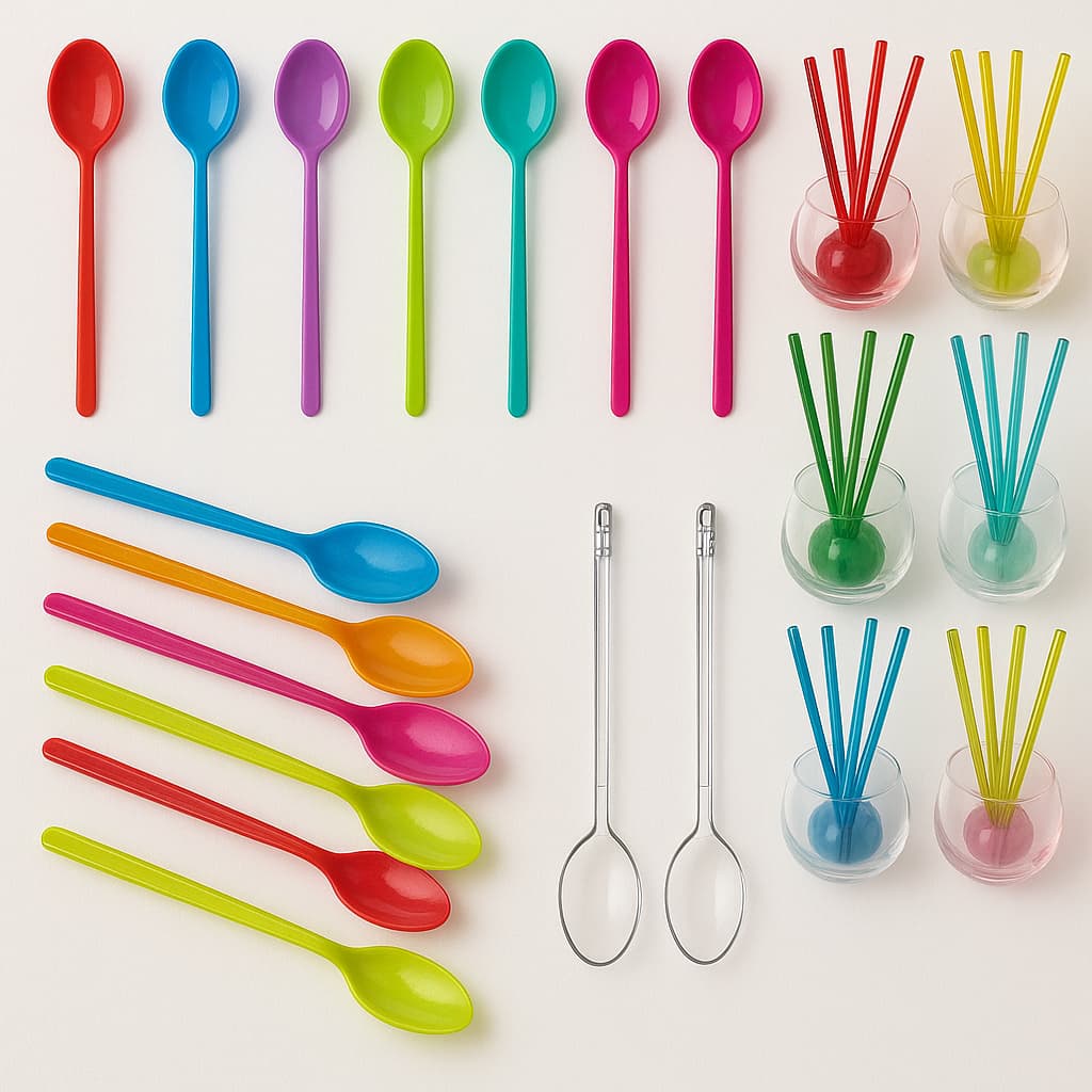 Mini colher para Brigadeiro de Copinho 100Un - Colher para Mexer Café, Chás e Muito + - Envio Rapido