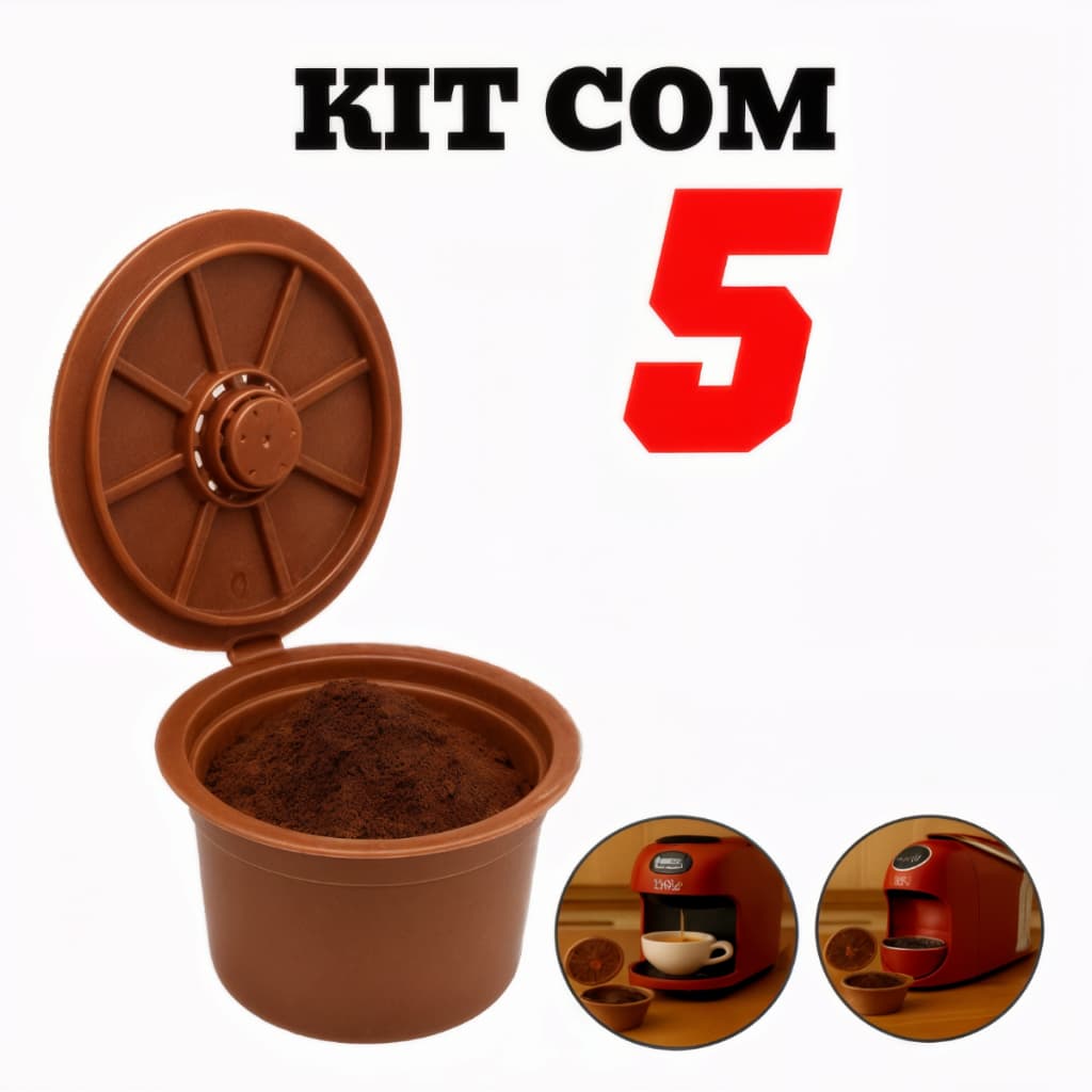 Capsula Reutilizável 3 Corações Caffitaly