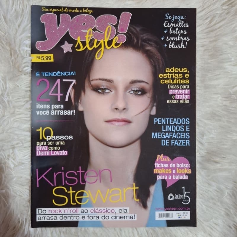 Revista Yes! Style Kristen Stewart - moda e beleza