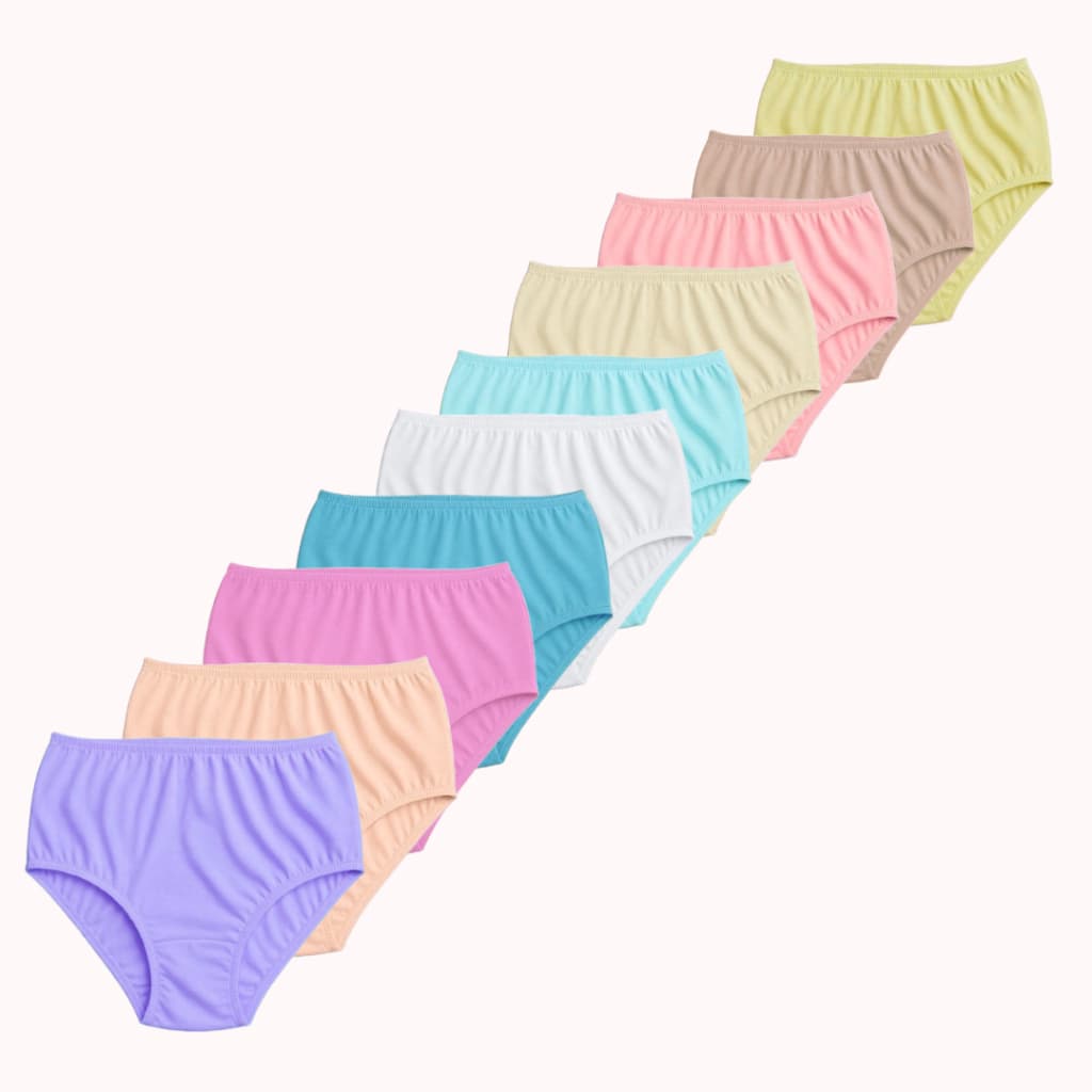 Kit 10 Calcinha Calçola Para Senhoras P ao  PLUS SIZE 100% Algodão Confortável Preço de Atacado