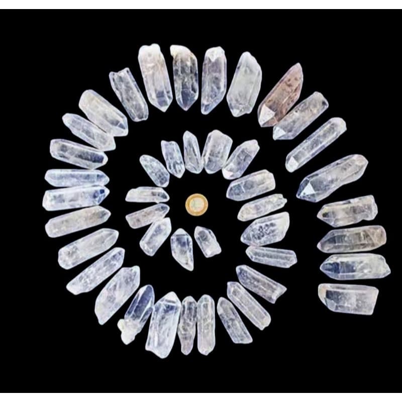 pedra cristal bruto natural,  gerador, pacote com 1 kg