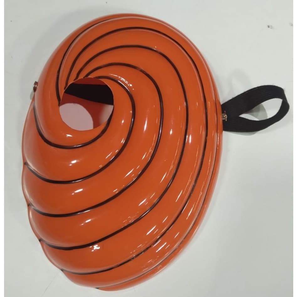 Máscara do Tobi Obito Akatsui Uchiha Laranja Anime Naruto Shippuden Fantasia Cosplay Laranja Colecionáveis Presente