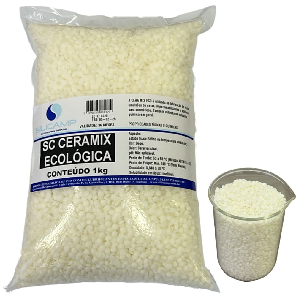 Sc Ceramix Cera Ecologica Soja Parafina Velas Lentilhada 1kg