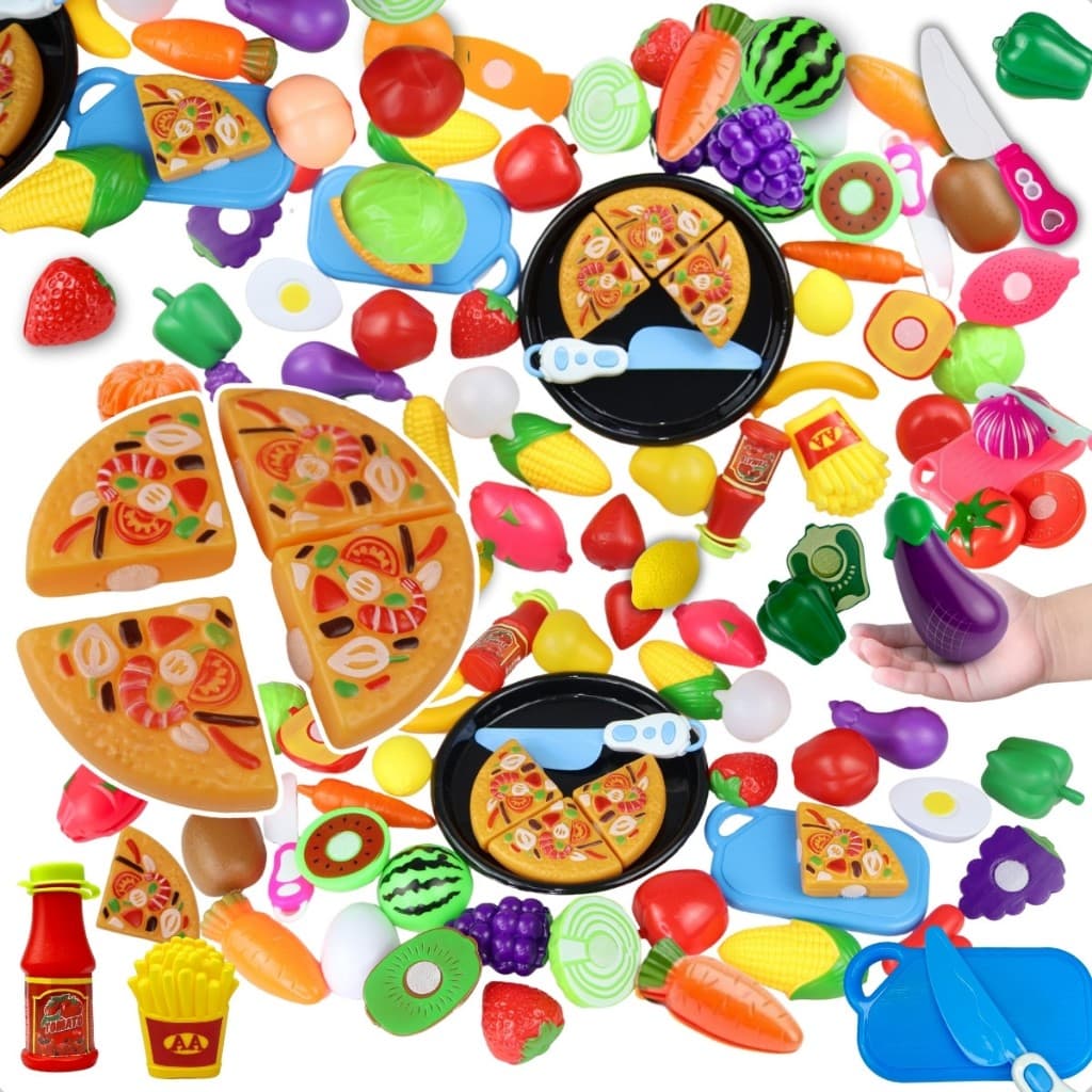 Comidinha kit CREC PIZZA comidinhas Brinquedo Infantil cozinha  peças