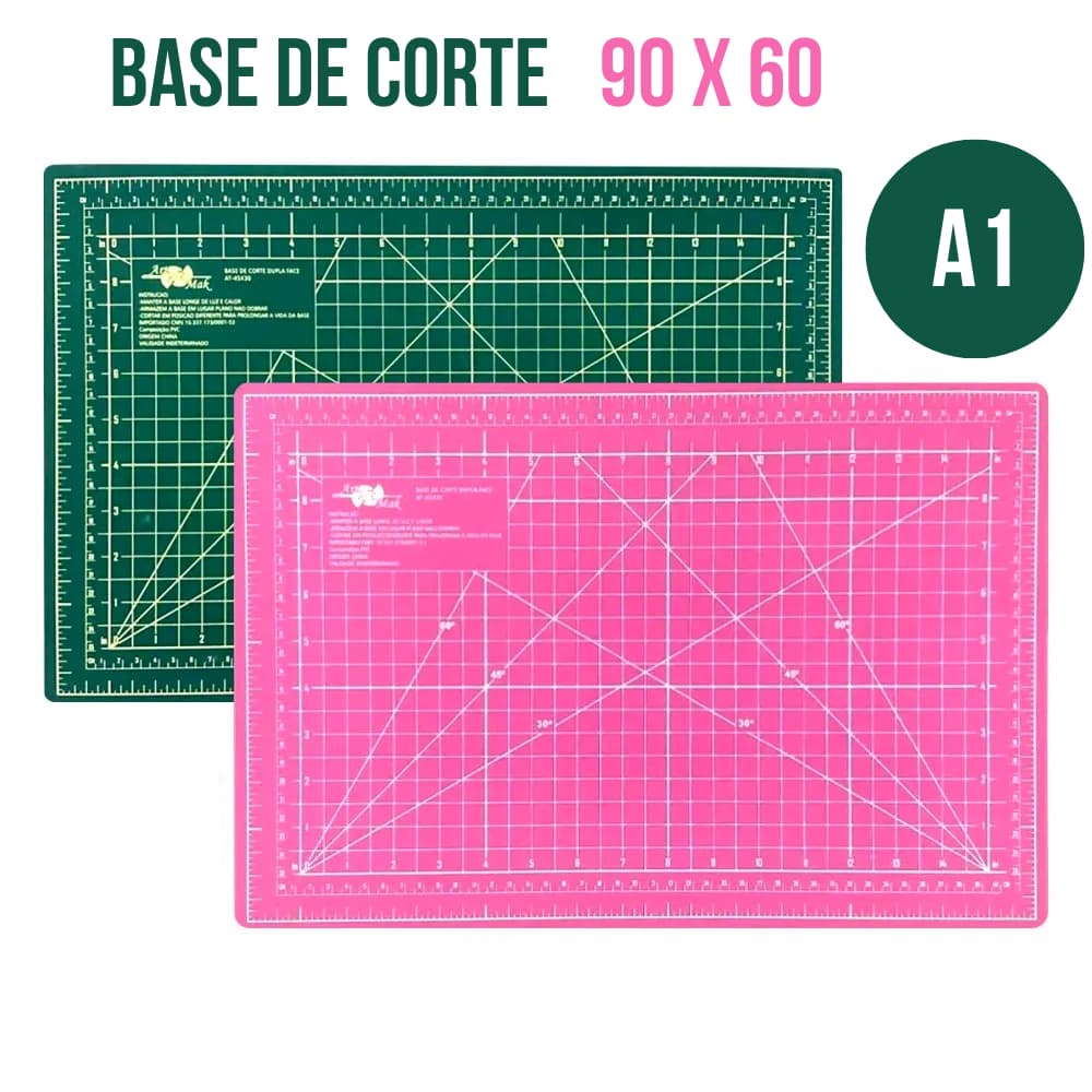 Base De Corte A1 - 90X60Cm - Patchwork Artesanato Scrapbook Ref: BASEA1