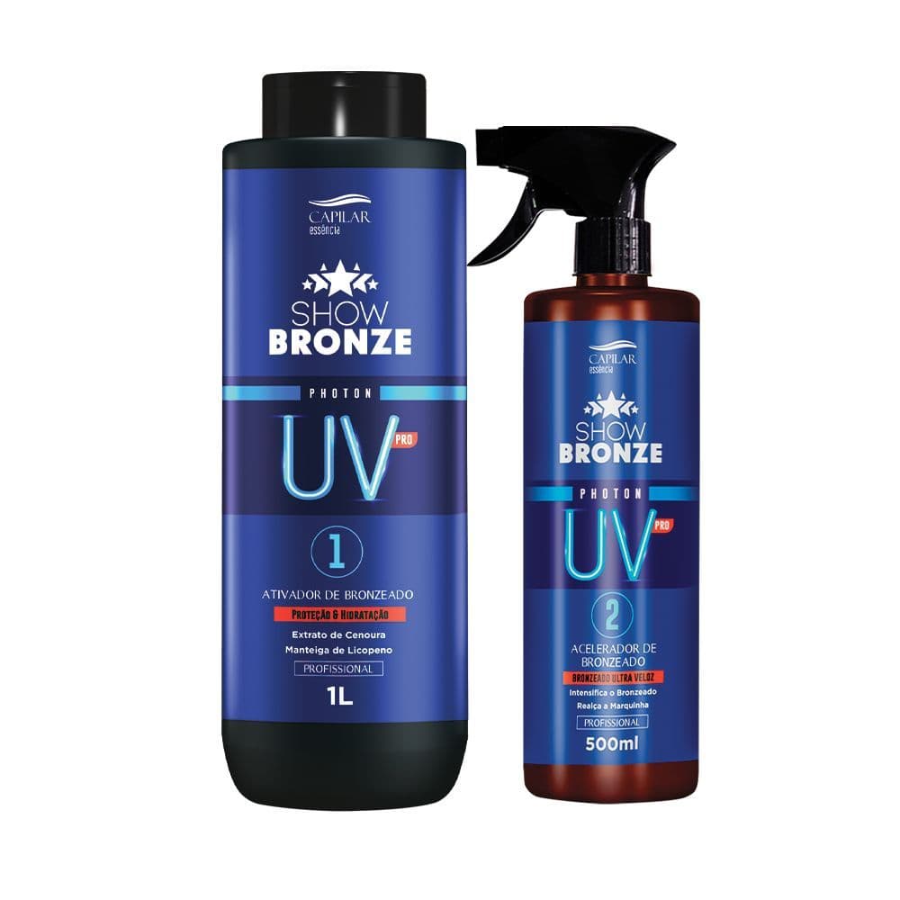 Kit Bronzeamento Photon  UV Capilar Essência Show Bronze