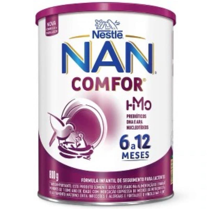 Fórmula Infantil NAN Comfor HMO de 6 a 12 meses 800g