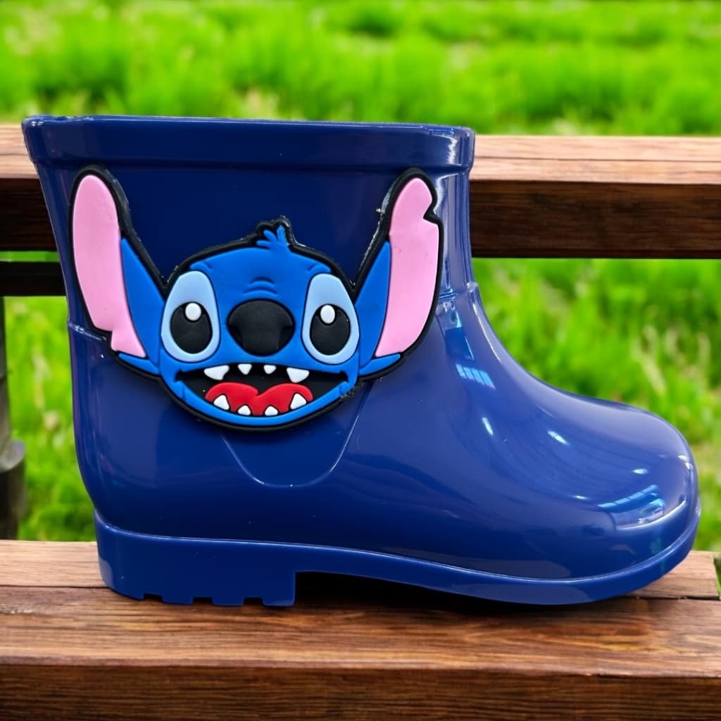 Galocha Infantil Menino Bota Leve Confortável Impermeável Antiderrapante Criança