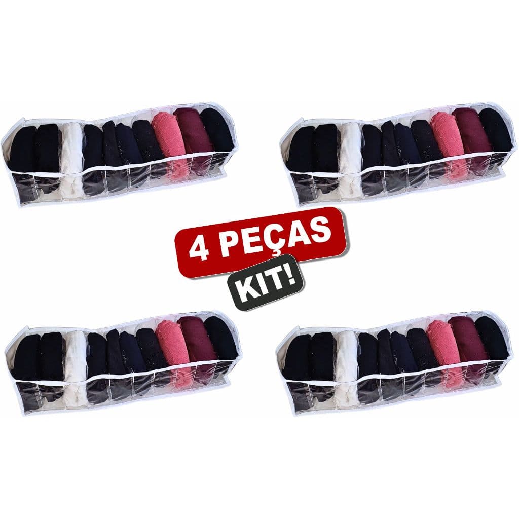 Kit 4 Colmeia Organizadoras De Roupa Intimas Lingerie, Cuecas, Meias tamano  - 40x10x15cm