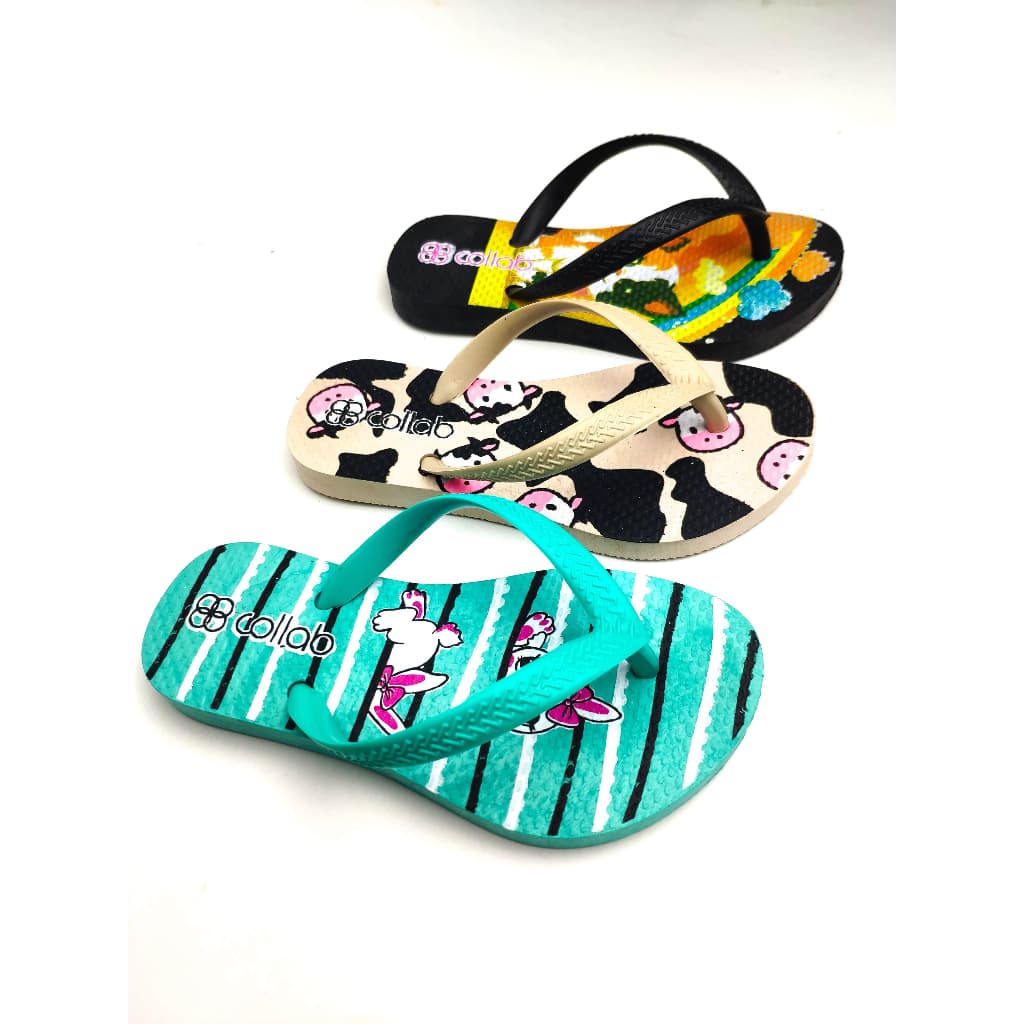 Chinelo Sandalia Infantil de Menina Colorido Macio Antiderrapante Promoção