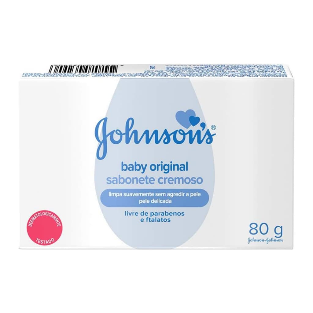 Sabonete Em Barra Johnson's Baby Original 80g