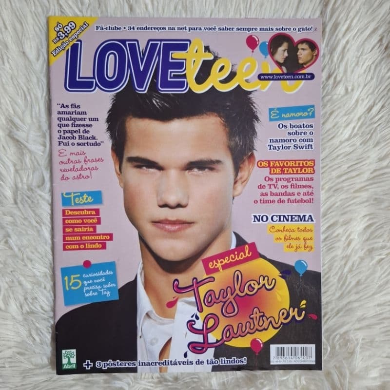 Revista Loveteen Edição Especial Taylor Lautner