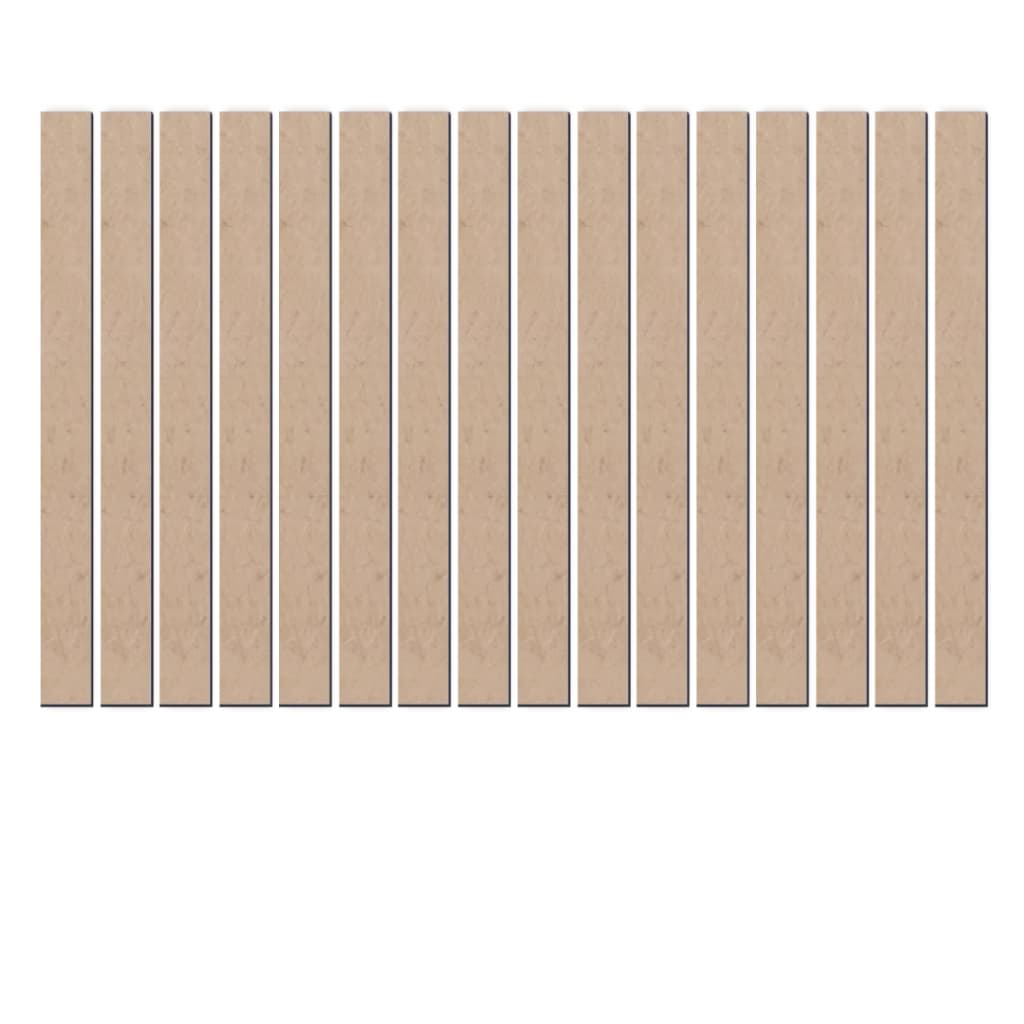 Kit 40 Ripas Cru 120Cm Mdf Madeira Ripado Shiplap Painel Decorativo Retangular Decoração Quarto