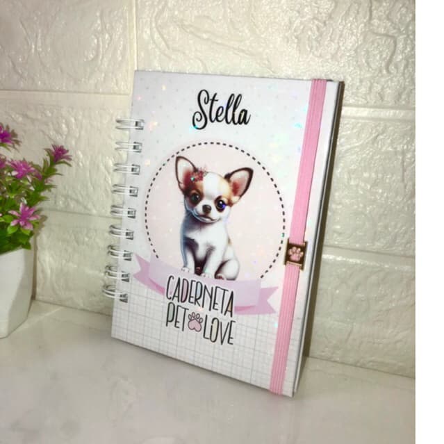 Caderneta de Vacinação para Pet - CAPA DURA QUE NÃO DESBOTA