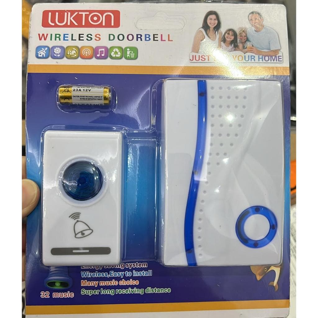 Campainha Interfone Sem Fio A Prova D'água 100m Residencial Comercial