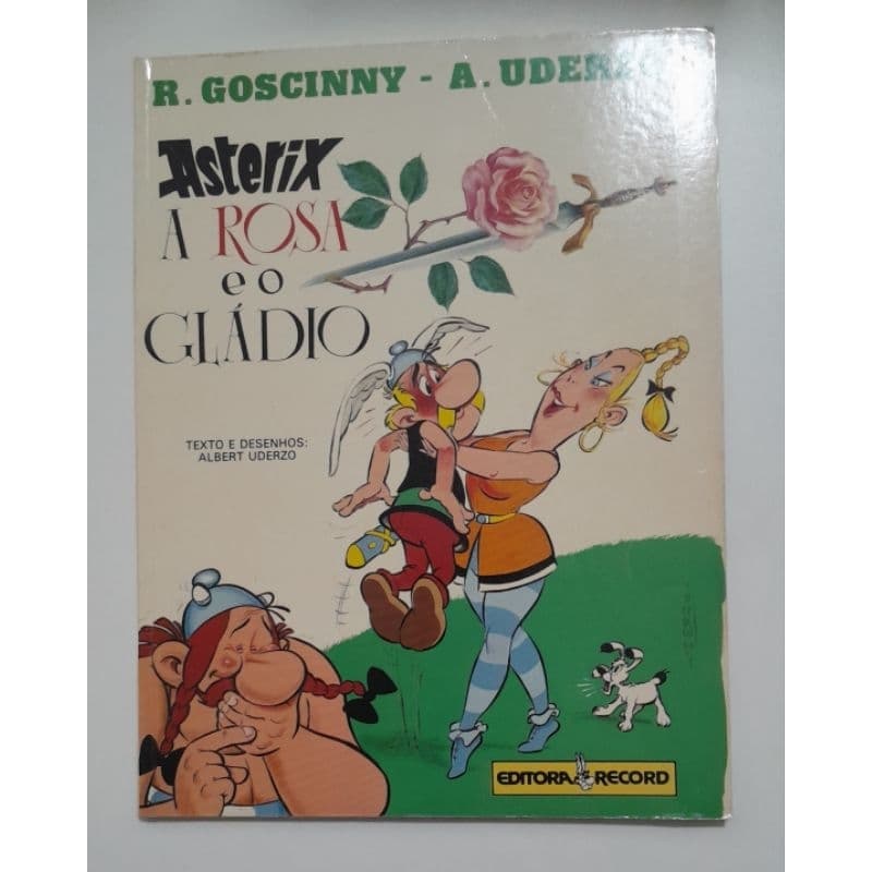 Revista Asterix A Rosa E O Gládio.