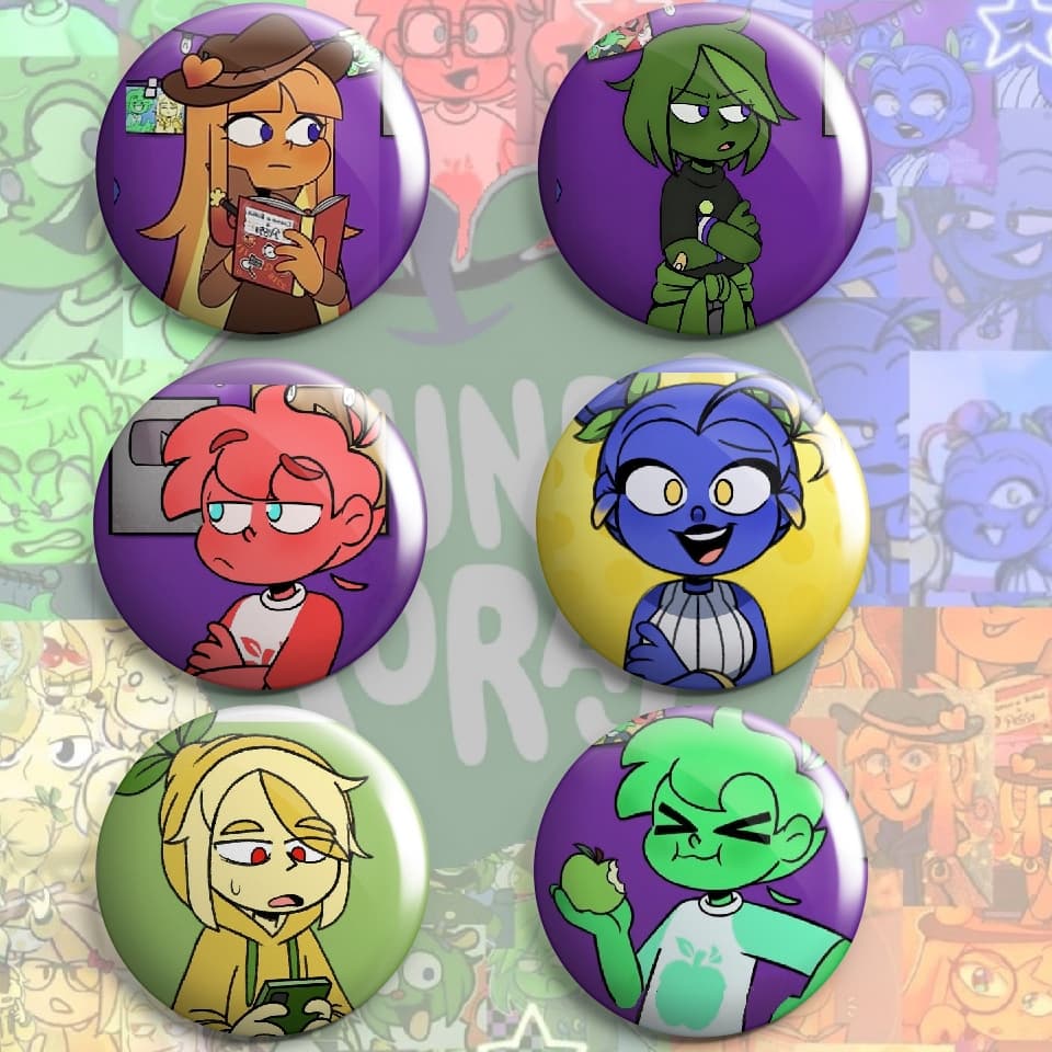 Bottons Broche Desenho Animação Mundo Torajo