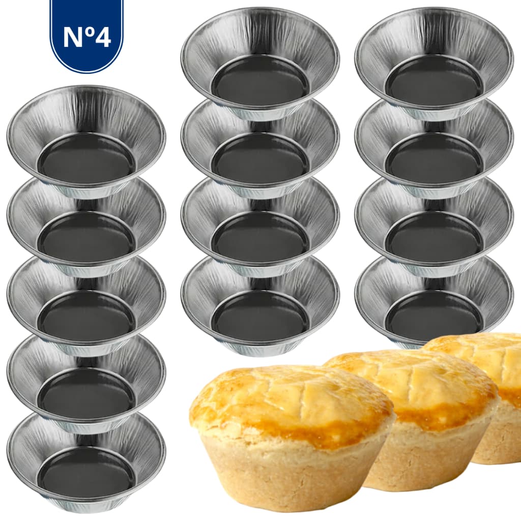 Kit Forma Empada N°4 Média Grande Forminha Empadinha Restaurante Padaria Salgado Festa Casamento