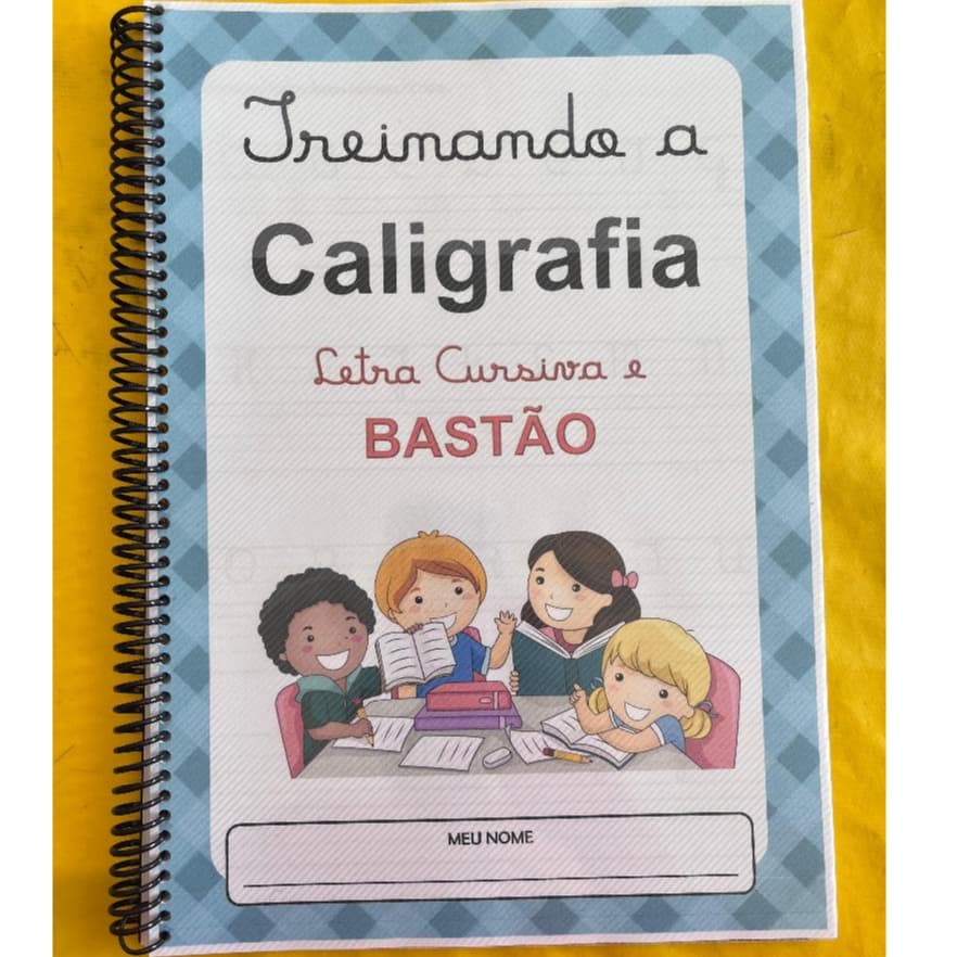 Treinando a caligrafia CURSIVA e BASTÃO