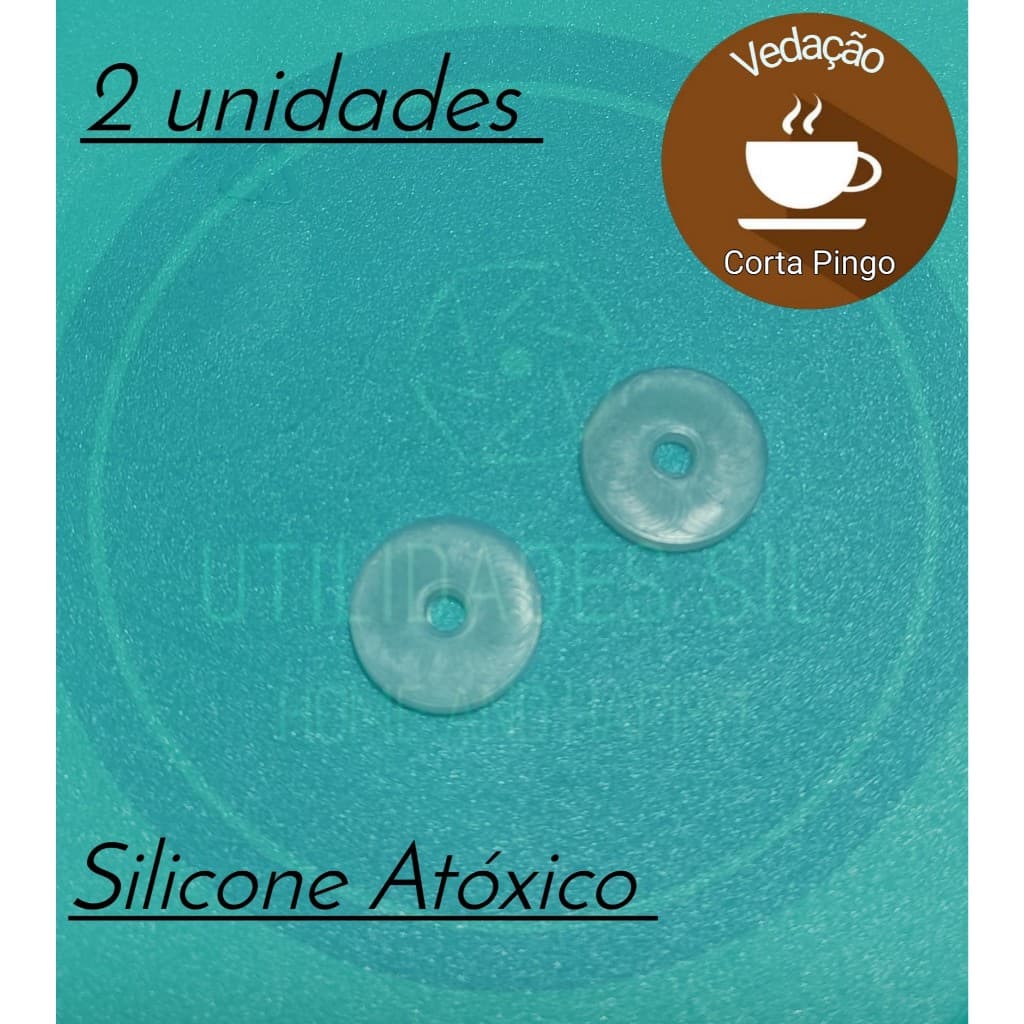 Kit Vedação Silicone do Corta Pingo (2 unidades) Cafeteira Elétrica.