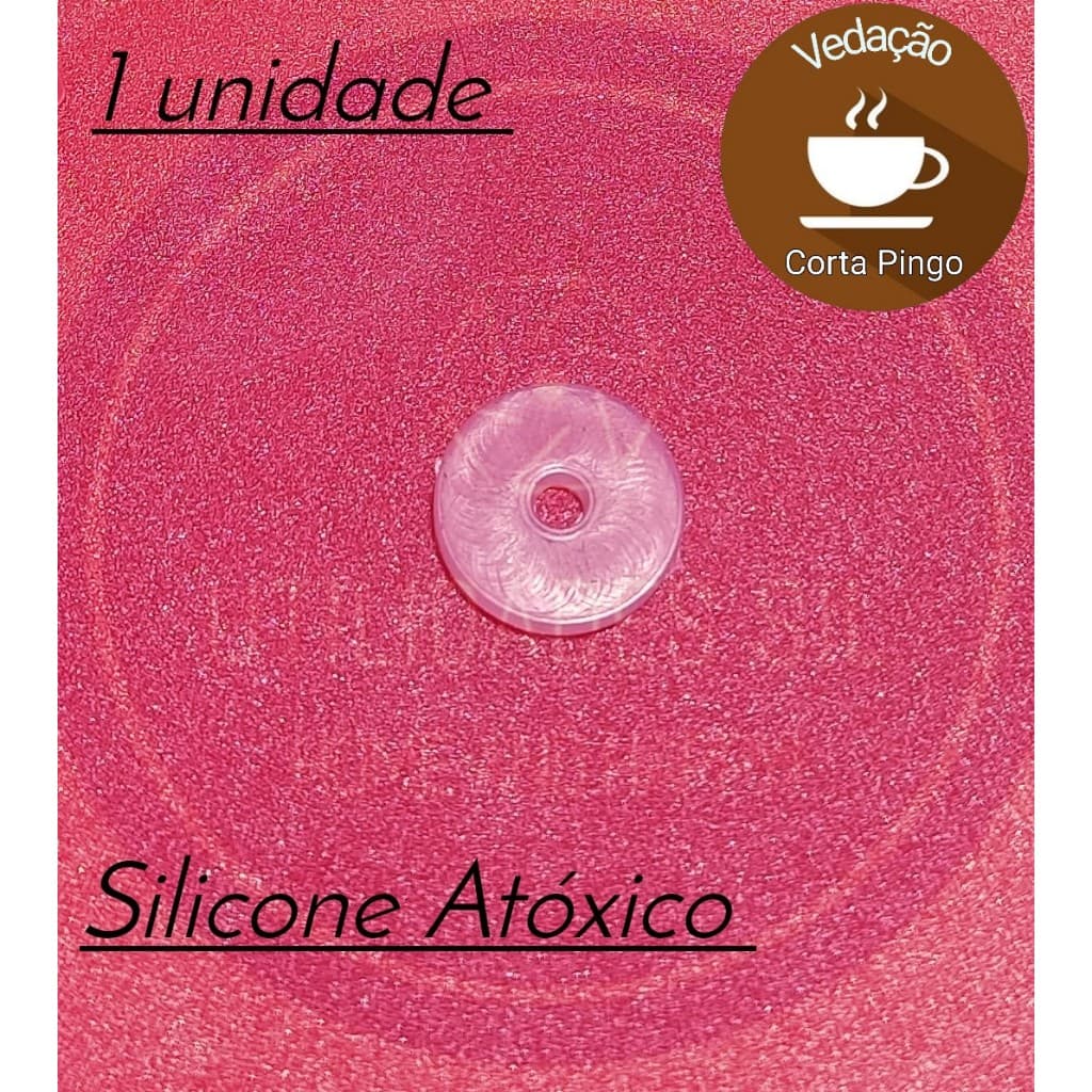 Vedação Silicone do Corta Pingo (1 unidade) Cafeteira Elétrica.
